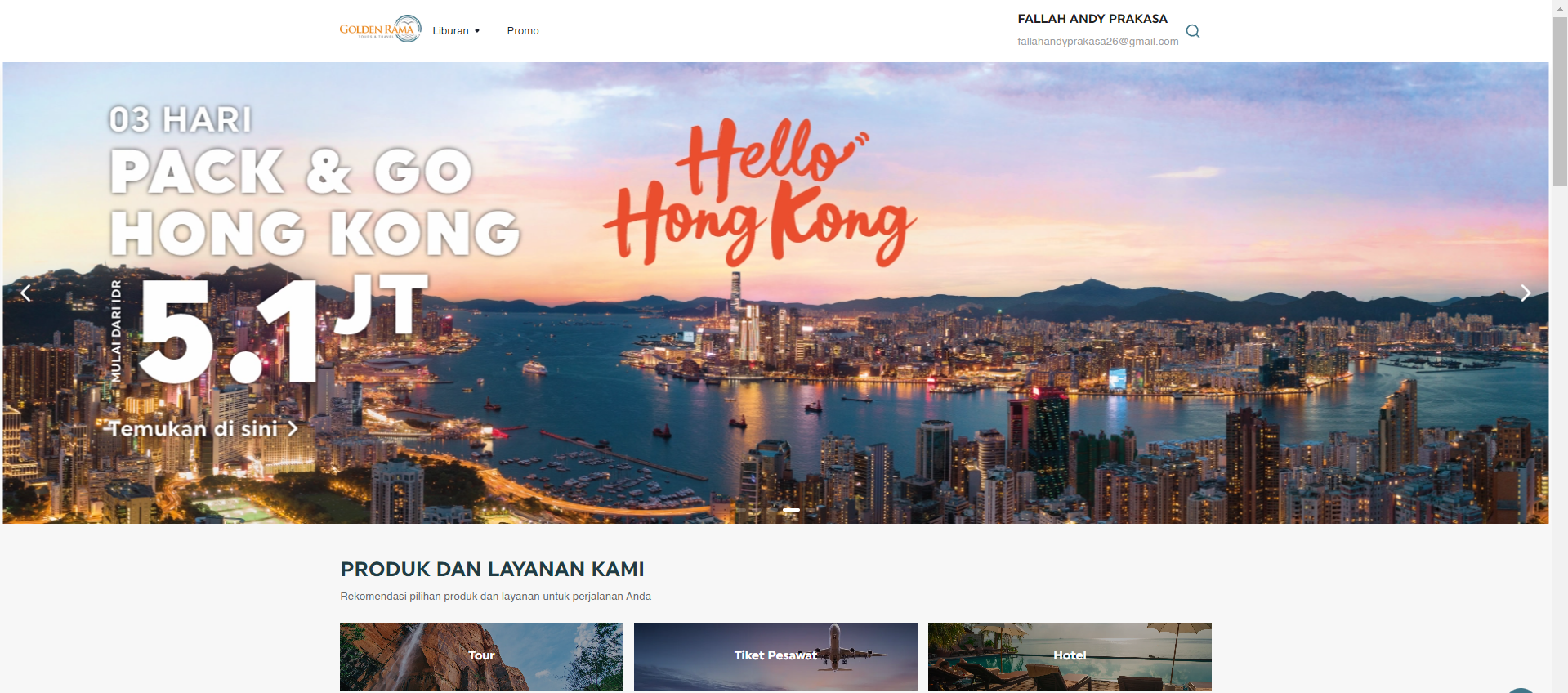 Company Profile Golden Rama Tours and Travel